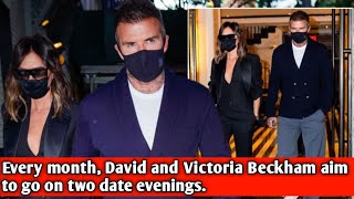 Every month David and Victoria Beckham aim to go on two date evenings [upl. by Auqinot989]