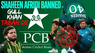 Shaheen Shah Afridi Banned for one year and likely to be Dropped for Ban test Series [upl. by Kazimir]