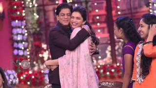 Shahrukh Deepika Promote Happy New Year On Comedy Nights with Kapil [upl. by Zebadiah]