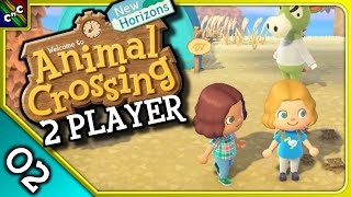 OUR 2 PLAYER ADVENTURE BEGINS  Animal Crossing New Horizons COOP Episode 2  Couch Plays [upl. by Senilec]