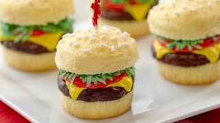 HOW TO MAKE CHEESEBURGER CUPCAKES  NERDY NUMMIES [upl. by Zeitler]