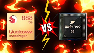 SNAPDRAGON 888 VS KIRIN 9000 Which processor is BEST [upl. by Airdnax]