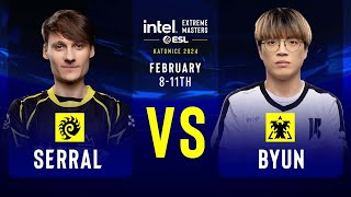 Serral vs ByuN  IEM SC2 Katowice 2024  Group Stage [upl. by Severin]