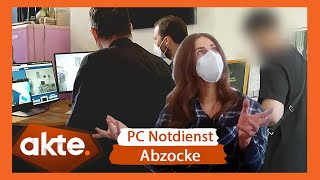 PC Notdienst TEST Abzocke im Arbeitszimmer  Teil 1  Akte  SAT1 [upl. by Gordan716]