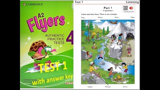 FLYERS AUTHENTIC 4 TEST 1 WITH ANSWER KEY [upl. by Solakcin]