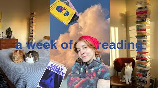 A week of reading 💗📖 book recs book haul politics chatty vlog [upl. by Nidia]