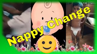 Relax Nappy Change  Nappies  Baby Diaper  How to change Diaper  still in diapers👶🚼🧷🌀💱 [upl. by Sherwynd455]