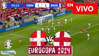 🔴 DINAMARCA VS INGLATERRA PARTIDO EN VIVO  EUROCOPA 2024 EN DIRECTO  DENMARK VS ENGLAND FULL MATCH [upl. by Ameg]