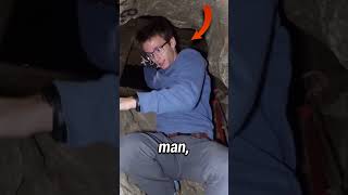 Almost DYING in a RealLife Minecraft Cave ⛏️🧛‍♂️shorts [upl. by Elliot304]