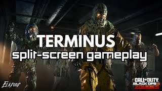 Black Ops 6 Terminus Zombies  Split Screen Gameplay  3rd Person and 1st Person Gameplay  PS5 [upl. by Gnol]