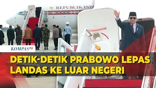 DetikDetik Presiden Prabowo Lepas Landas Lawatan Perdana ke Sejumlah Negara [upl. by Terence]