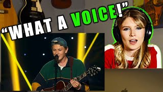 ASTOUNDING SPRINGSTEEN COVER  Jørgen Dahl Moe  The Voice Norway  Madison Thompson LCR Reaction [upl. by Dnar606]