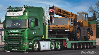 ETS2 143 Krone 346 Axle Lowbed amp Low Curtainsider Trailers  Euro Truck Simulator 2 Mod [upl. by Suiravad380]