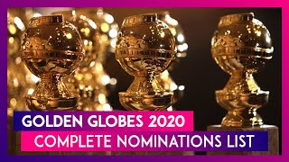 Golden Globes 2020 The Complete Nominations List [upl. by Coveney]