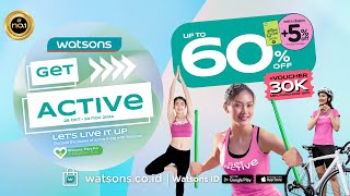 Watsons Get Active Sale Up to 60 🥳 [upl. by Gnok413]