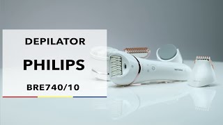 Depilator Philips BRE74010  dane techniczne  RTV EURO AGD [upl. by Gentry]