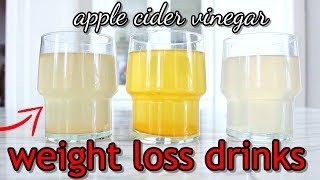 How To Lose Weight FAST Drinking Apple Cider Vinegar  3 Apple Cider Vinegar WEIGHT LOSS DRINKS [upl. by Romito600]