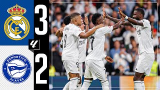 HIGHLIGHTS  Real Madrid 32 Alavés  LaLiga 202425 [upl. by Brinson]