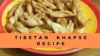 Tibetan Khapse Recipe  Budh Purnima lalitamanhas lalita [upl. by Aekin]