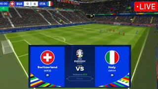 Swiss vs Italy  EURO 2024 TOP 16  highlights and all goals [upl. by Avilla]