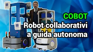 ROBOTICA COLLABORATIVA cobot  Omron  robot autonomi e intelligenti AXC 5 [upl. by Eesdnyl]