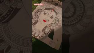 Maa durga drawing 🥰 drawing shorts ytshorts art satisfying [upl. by Notaes]