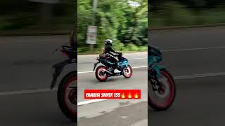 YAMAHA SNIPER 155🔥youtuber subscribe kamoteriders shortvideo everyone hilights shorts short [upl. by Ayotol302]