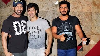 Welcome Back Screening Arjun Kapoor Varun Dhawan Join John Abraham  Bollywood Gossip [upl. by Kissel489]