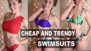 Cheap and Trendy Swimsuits  Try On Review  Spring 2017  Zaful [upl. by Eed]