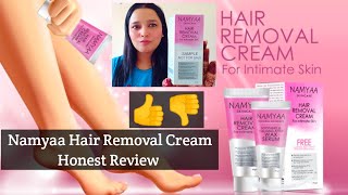 Namyaa Hair Removal Cream Honest Review  Namyaa  Review In Hindi [upl. by Arries]