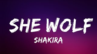 Shakira  She Wolf Lyrics  Lyrics Video Official [upl. by Grosberg411]