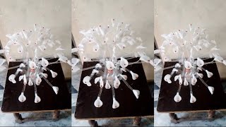 BEAUTIFUL FLOWER WAVE BY PLASTIC BOTTLE FOAM SHEET EASY CRAFT [upl. by Scarrow]