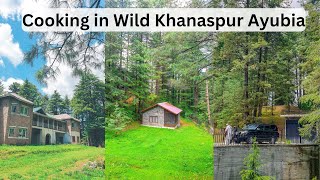 Cooking in Wild Khanaspur Ayubia  200 Year old British Times Town in Ayubia Murree PART 2  AFRIDI [upl. by Whitby]