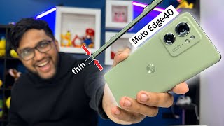 Thinnest 5G Smartphone  Moto Edge 40 Unboxing [upl. by Sad738]