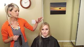 Darkening Roots For Natural Ombre on Ellie Mecham  Womens Hair Color Tutorial [upl. by Richards]