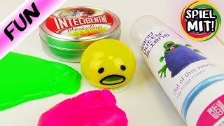 FRISST GUDETAMA INTELLIGENTE KNETE Super Sand Thinking Putty amp Furz Schleim  Spiel mit mir [upl. by Neeloj]