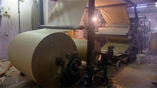 Slow motion shot of a corrugation machine at work in an indust  Indian Stock Footage  Knot9 [upl. by Jerrie101]