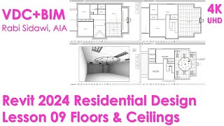 Revit 2024 Residential Design LESSON 09 [upl. by Nhguavad]