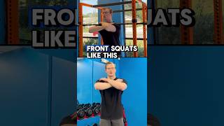 Cross Grip Front Squats [upl. by Dace]