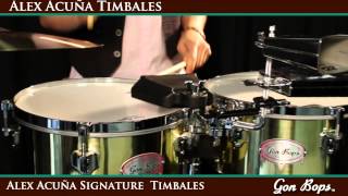 Alex Acuna Signature Timbales by Gon Bops [upl. by Berglund]