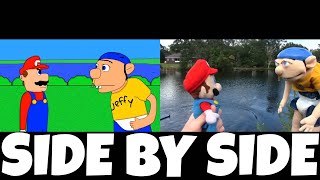 SML Movie Jeffy Gets Hypnotized Animation and Original Video  Side by Side [upl. by Nyved]