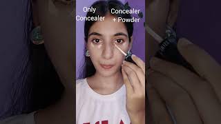 Concealer hacks 😱 definitely try this for no crease 😍🥰 [upl. by Nyrrat778]