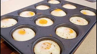 Handy Tip  How to Bake Eggs in the Oven No Peeling [upl. by Adniralc565]