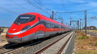 Il PRIMO FRECCIAROSSA 1000 Milano  Lecce Via Caserta  Benevento 4K [upl. by Ybor]