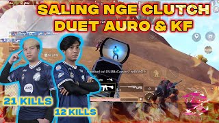 KETIKA DUO RUSHER EVOS DUET EVOS AURO amp EVOS KF AUTO RATA  PUBGM INDONESIA [upl. by Alberta558]