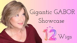 GABOR Gigantic SHOWCASE  12 WIGS  Try on and discussion of each  Lets Get To Know Gabor Wigs [upl. by Mayne287]