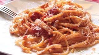 Amatriciana La Ricetta Originale [upl. by Yelrak352]