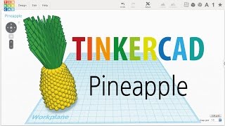 12 Make a Pineapple with Tinkercad [upl. by Harod]