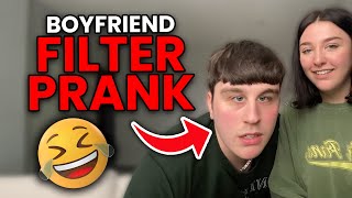 Pranking Boyfriend With Eye Distance Filter 😂 [upl. by Alletneuq]