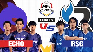 ECHO vs RSG PH  Game 4  FINALS  ONE Esports MPL Invitational 2023  Day 5 [upl. by Weide]